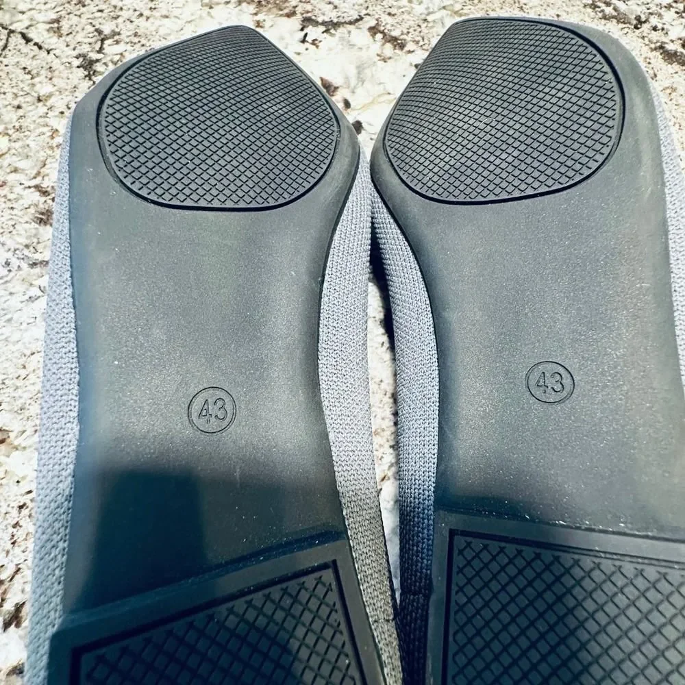 NWOT Grey Flats